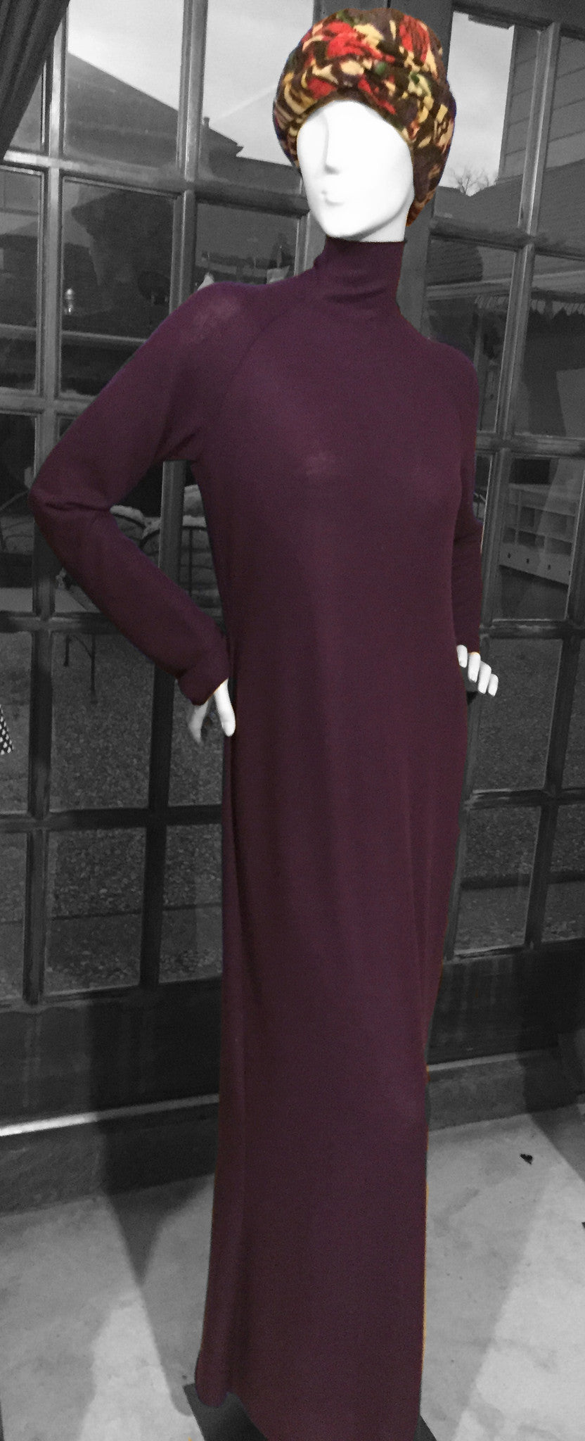 NICKY Funnel Neck Sheath Dress