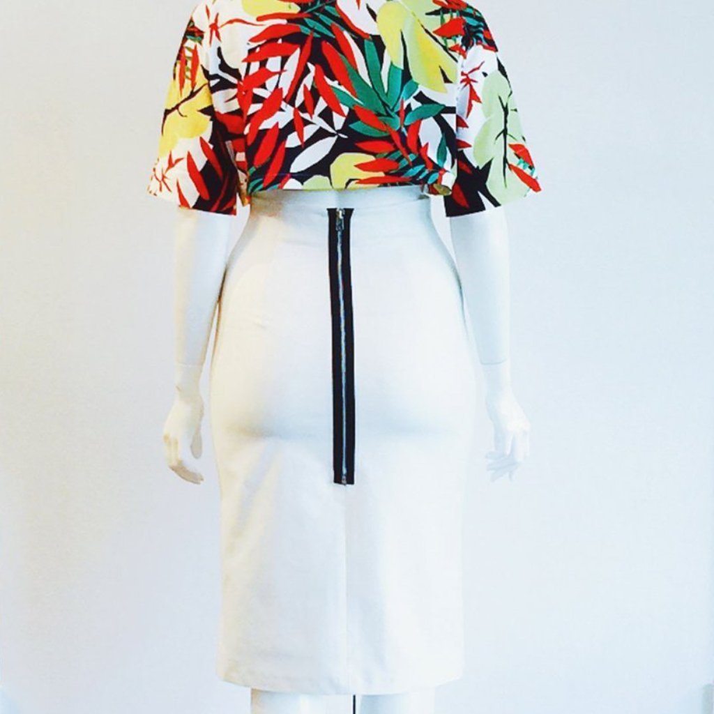 Exclamation Point Pencil Skirt